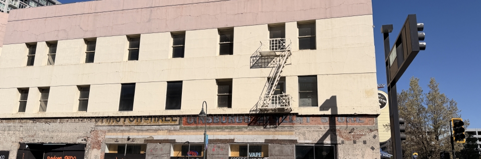 Permit submitted to complete facade improvement of 201 N Virginia